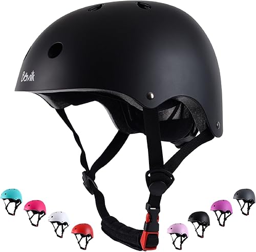 Miniatura 10 de Casco de bicicleta para niños y niñas, casco multideportivo para monopatín, patinaje en línea, patinaje en línea, monopatín, 3 tamaños