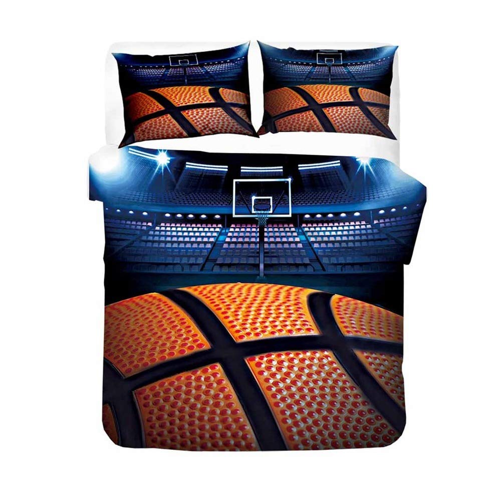 Parure de lit terrain de basket housse de couette microfibre douce et résistante