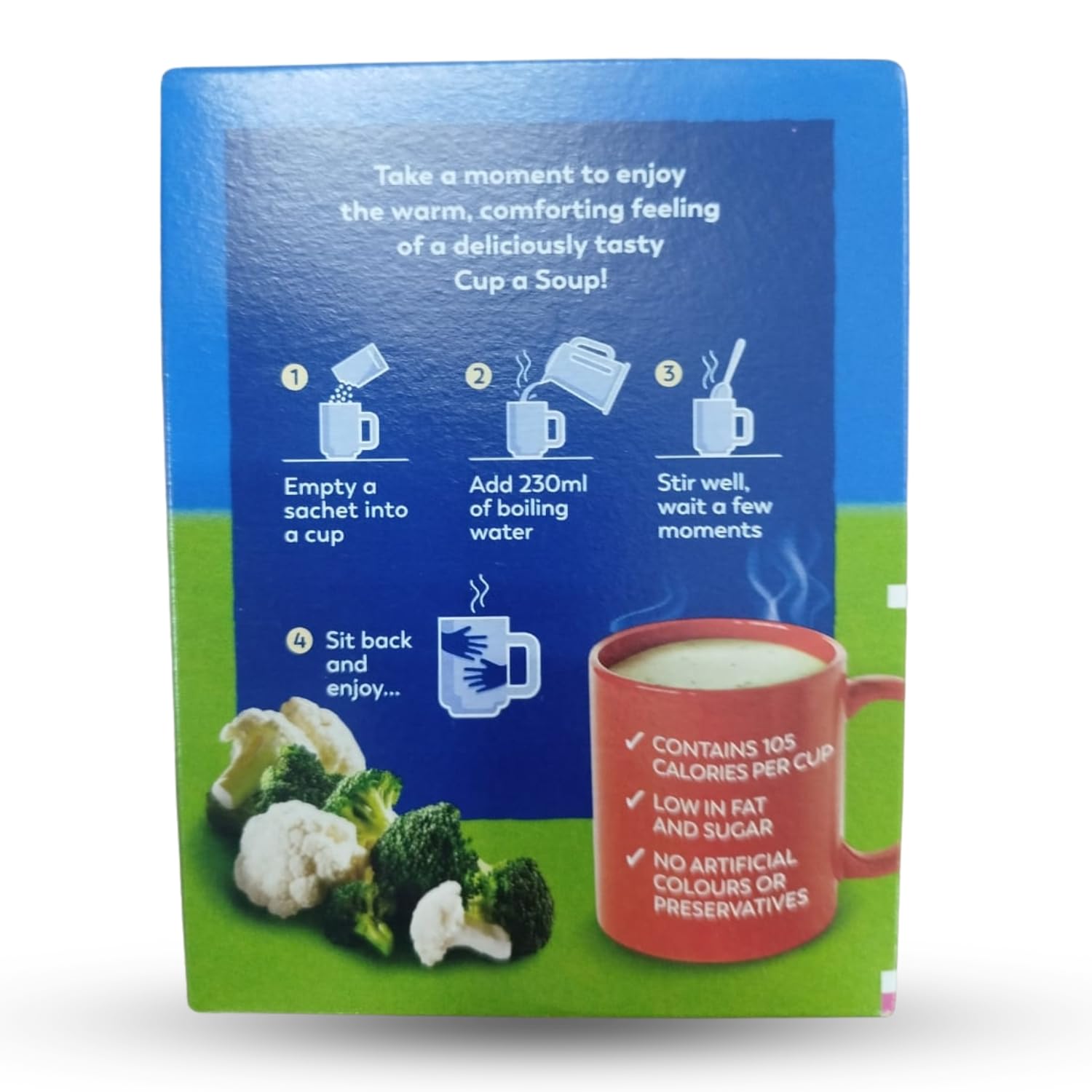 Batchelors Cup a Soup, Creamy Cauliflower and Broccoli, 101g