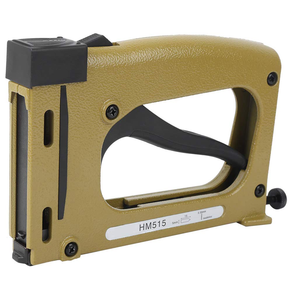 Pistolet à clous manuel, HM515 Pistolet à clous en alliage d'aluminium léger résistant à l'oxydation résistant à l'abrasion pour la production de meubles pour cadre de miroir