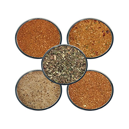 Mexican Spice Gift Set Contains 5 Different Spice Jars (1 Each Of