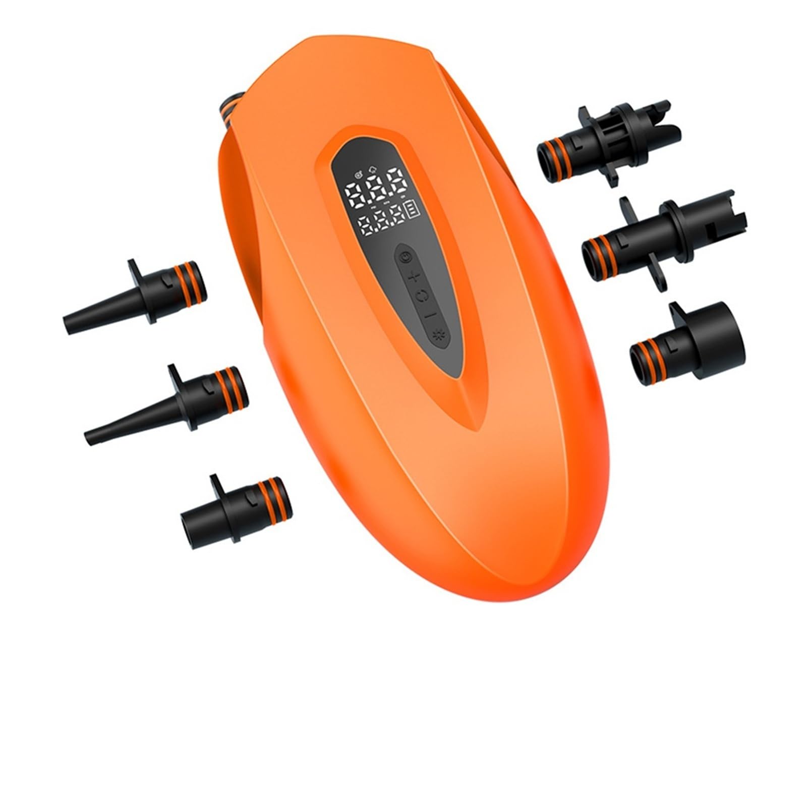 Inflador Electrico, Bomba de aire eléctrica for tabla de SUP de 20 PSI con apagado automático y pantalla digital.