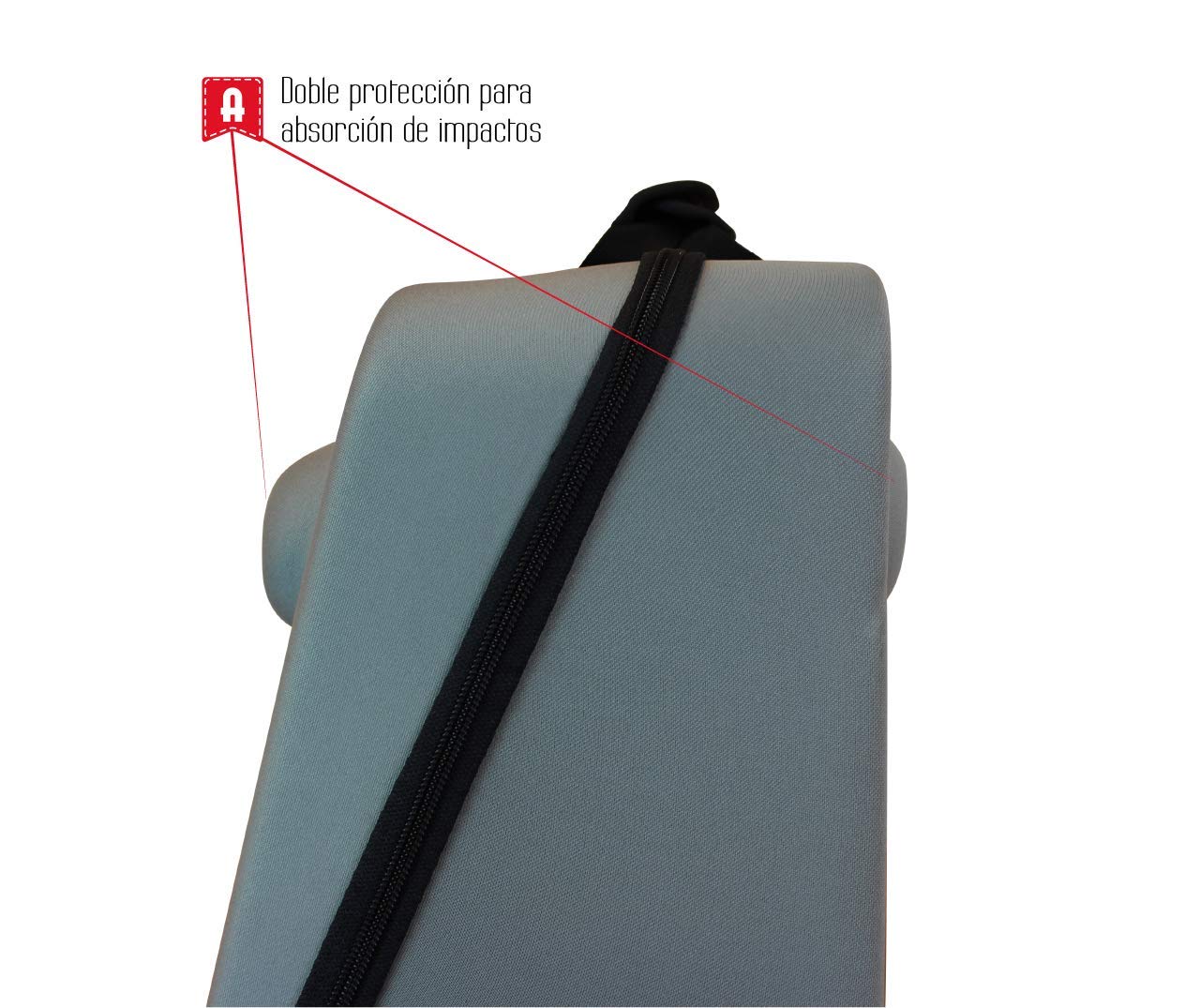 Alfa Funda Universal Máquinas de Coser, Eva termoconformable, Gris, 47 cm x 30 cm x 20 cm