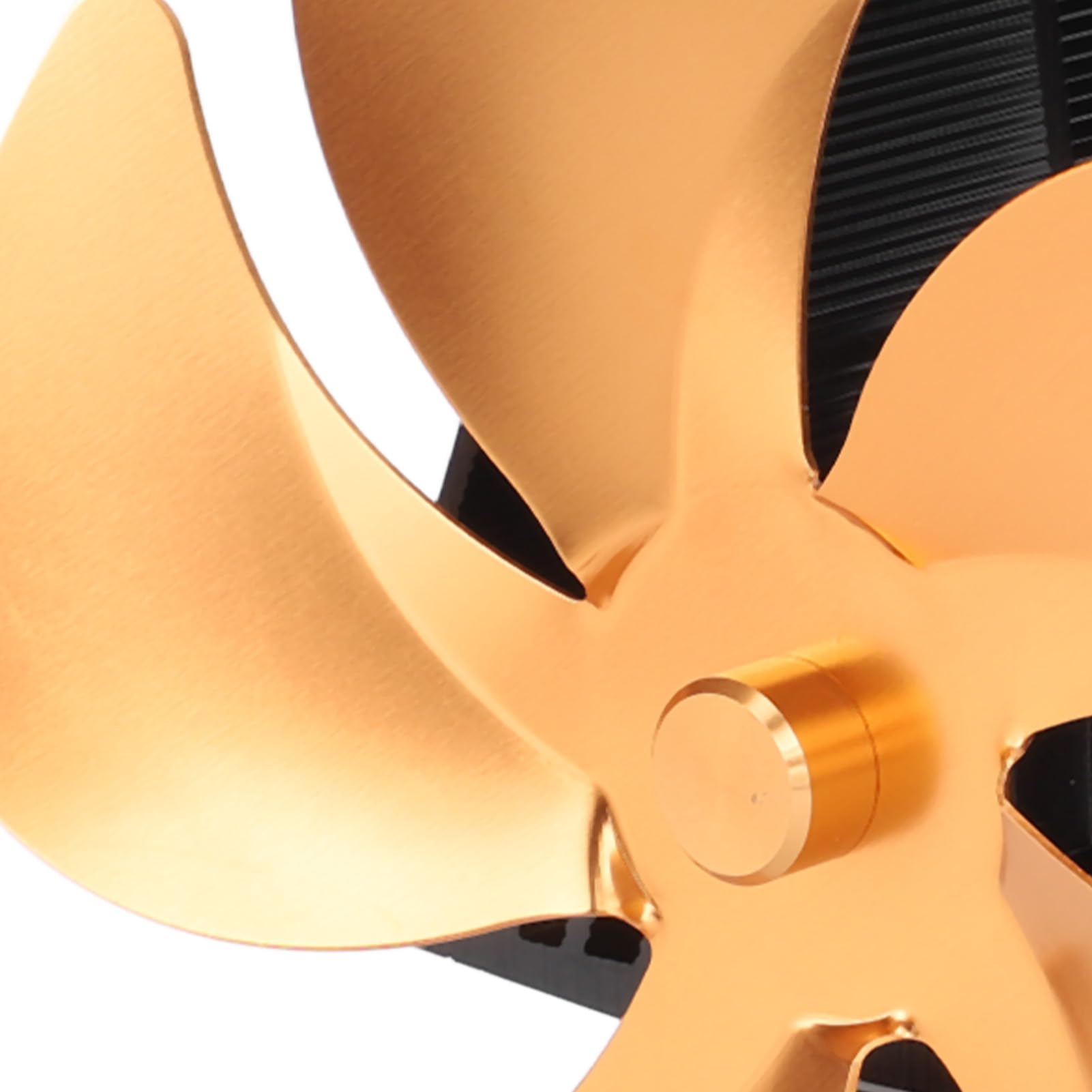 Garosa Ventilatore da Parete per Camino a 5 Pale, Alimentato Dal Calore | Costruzione in Lega di Alluminio, Funzionamento Silenzioso, Senza necessità di Alimentazione Esterna, Compatibile con Stufe