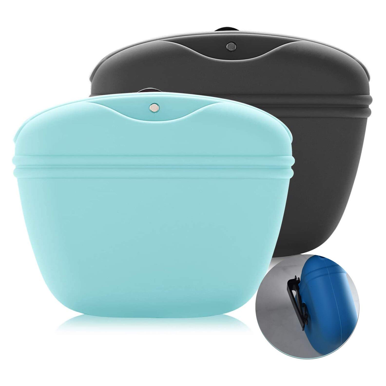 Dog Silicone Treat Pouch Feeder Puppy Bag Clip Waist Pack Accessories Toys Pets pet Bowl Goods Training for Large Small Dogs 3