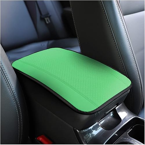 Miniatura 28 de Cojín de cuero para consola central de automóvil, 11.4 x 7.4 pulgadas, impermeable, funda para reposabrazos, accesorios de protección