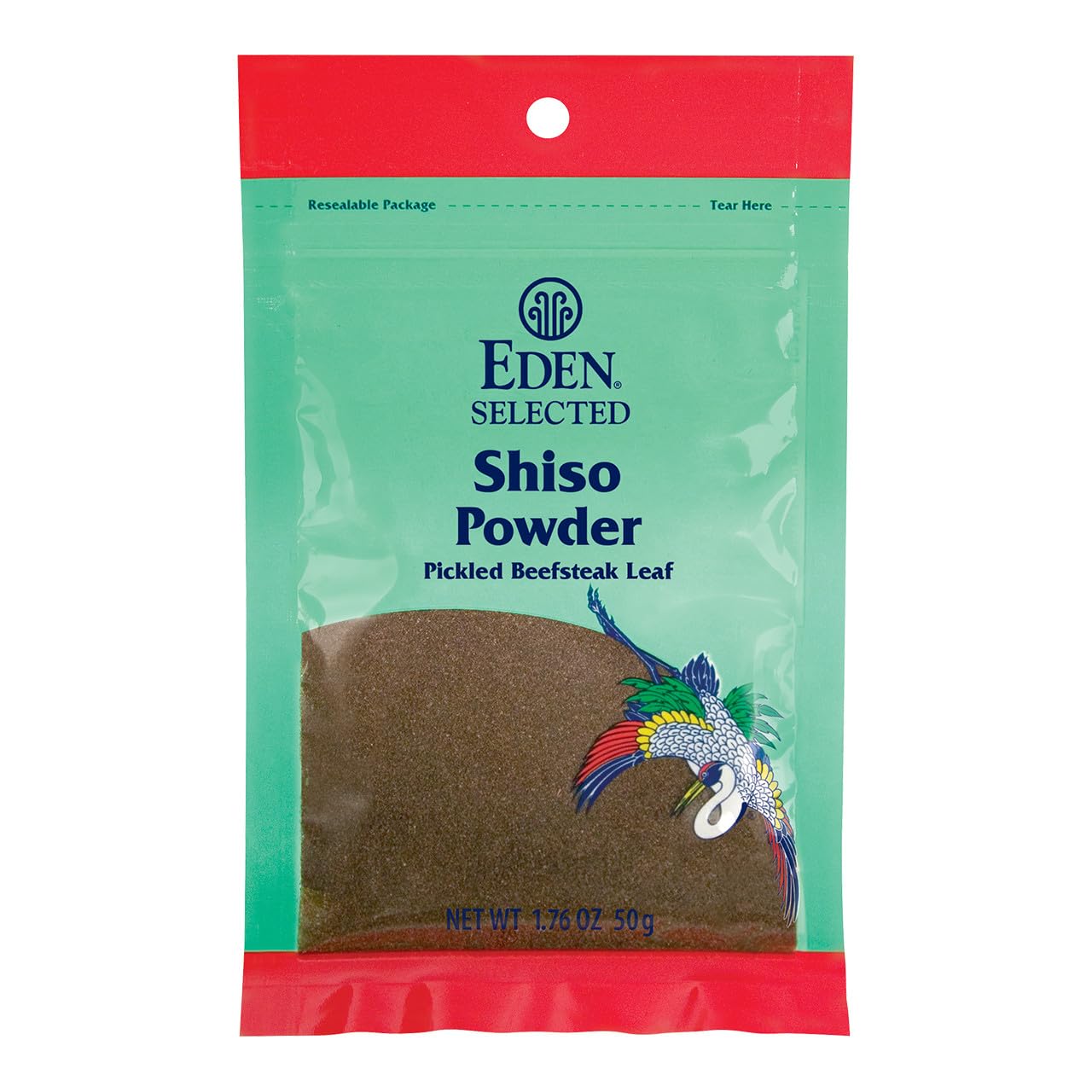 Eden Shiso Leaf Powder, Traditionally made in Japan, Pickled Beefsteak Leaf, 1.76 oz