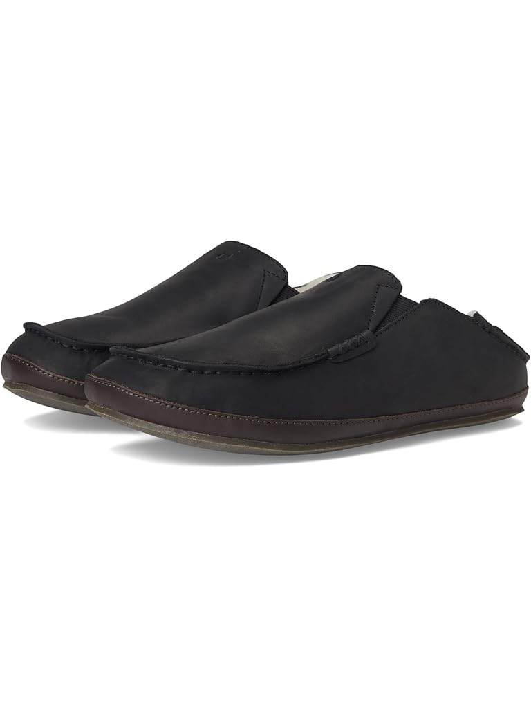 Black OluKai Moloa Slipper