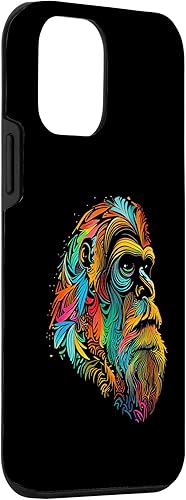 Miniatura 3 de Funda para iPhone 12 Mini Tribal Artistic Sasquatch Art Beautiful Bigfoot Native