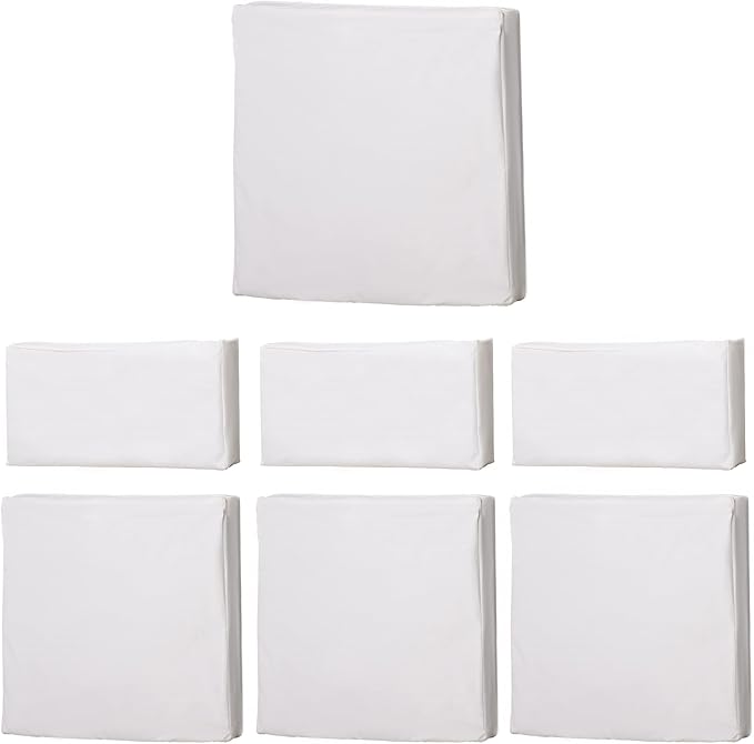 Outsunny Rattan Cushion Covers, Outdoor Seat Cushion Covers, Garden