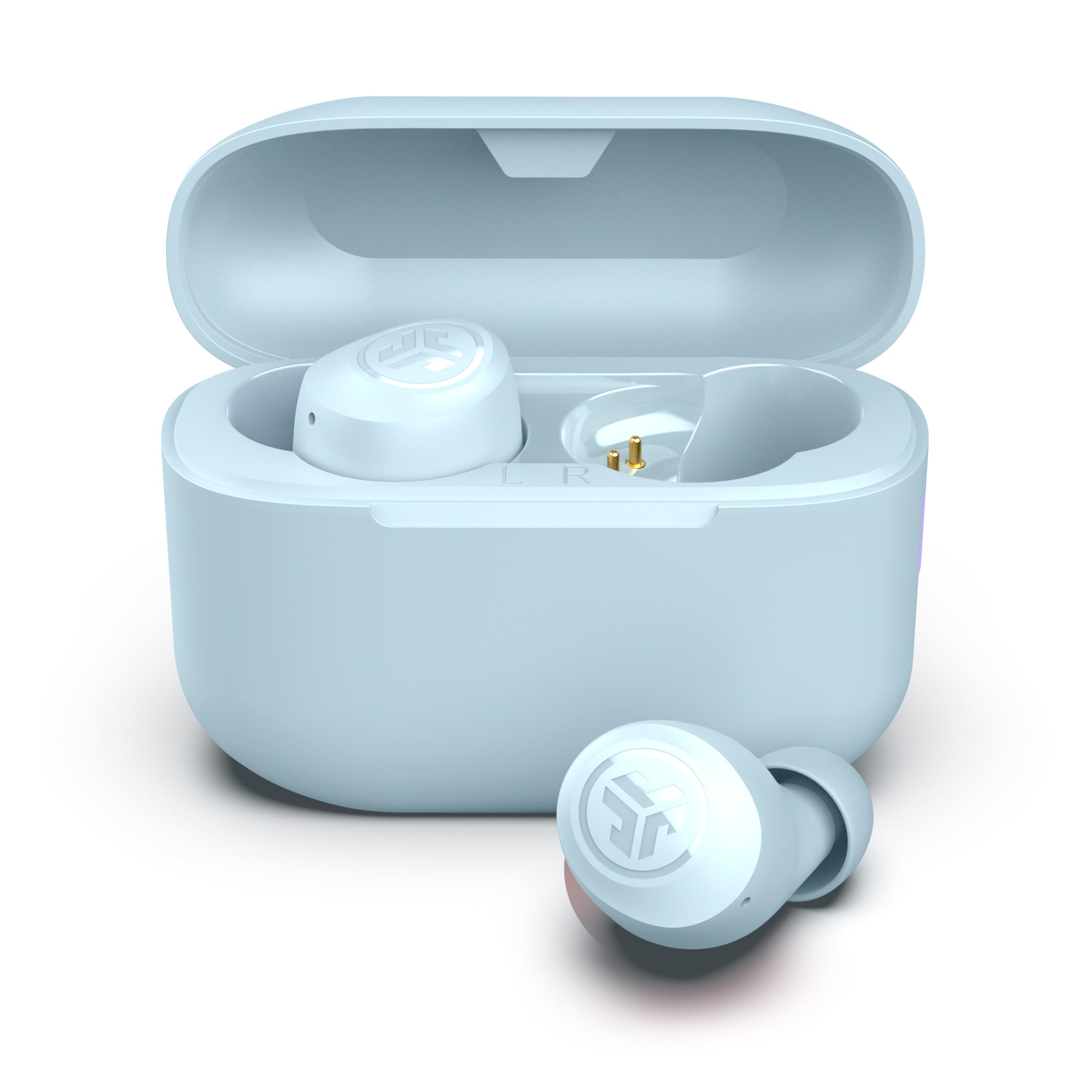JLab Go Air Pop+ Auriculares Inalambricos Bluetooth, Wireless Earbuds 35+ Horas Rendimiento con Caja de Carga - Audifonos Bluetooth Inalambricos con Micrófono, Dual Connect, App, Negro Medianoche — view 21