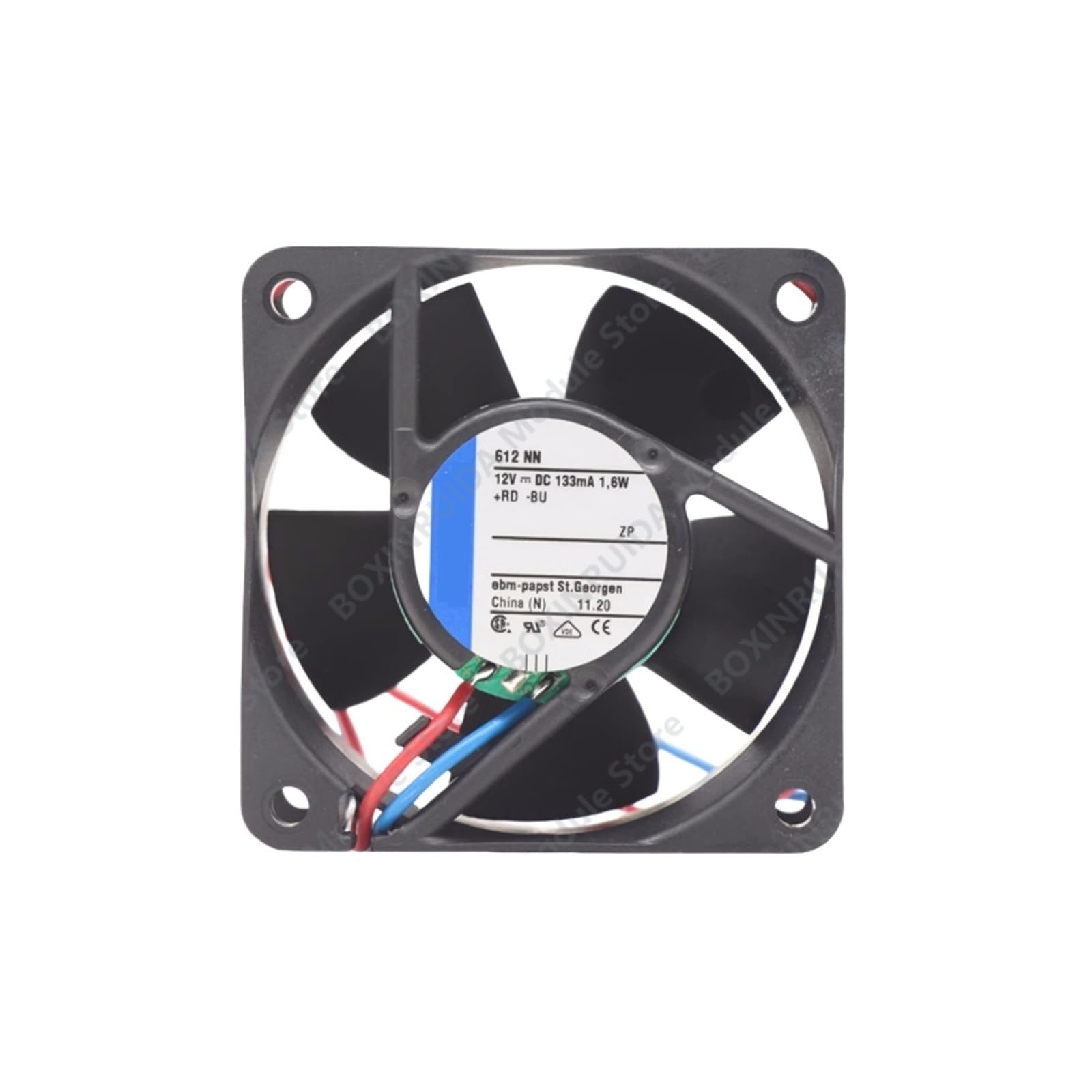 Ventilateur 612NN 12V 1.6W 6025 à double roulement à billes