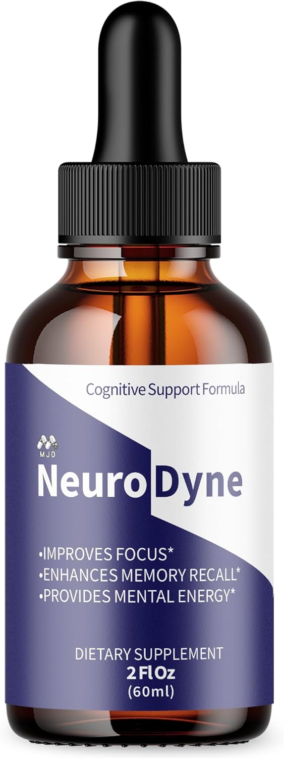 Neurodyne Drops, Official Neurodyne Memory Drops with All Natural Ingredients, Advanced Neuro Dyne Supplement for Joint Health and Nerve Support with Premium Vitamins for Women and Men (30 Servings)