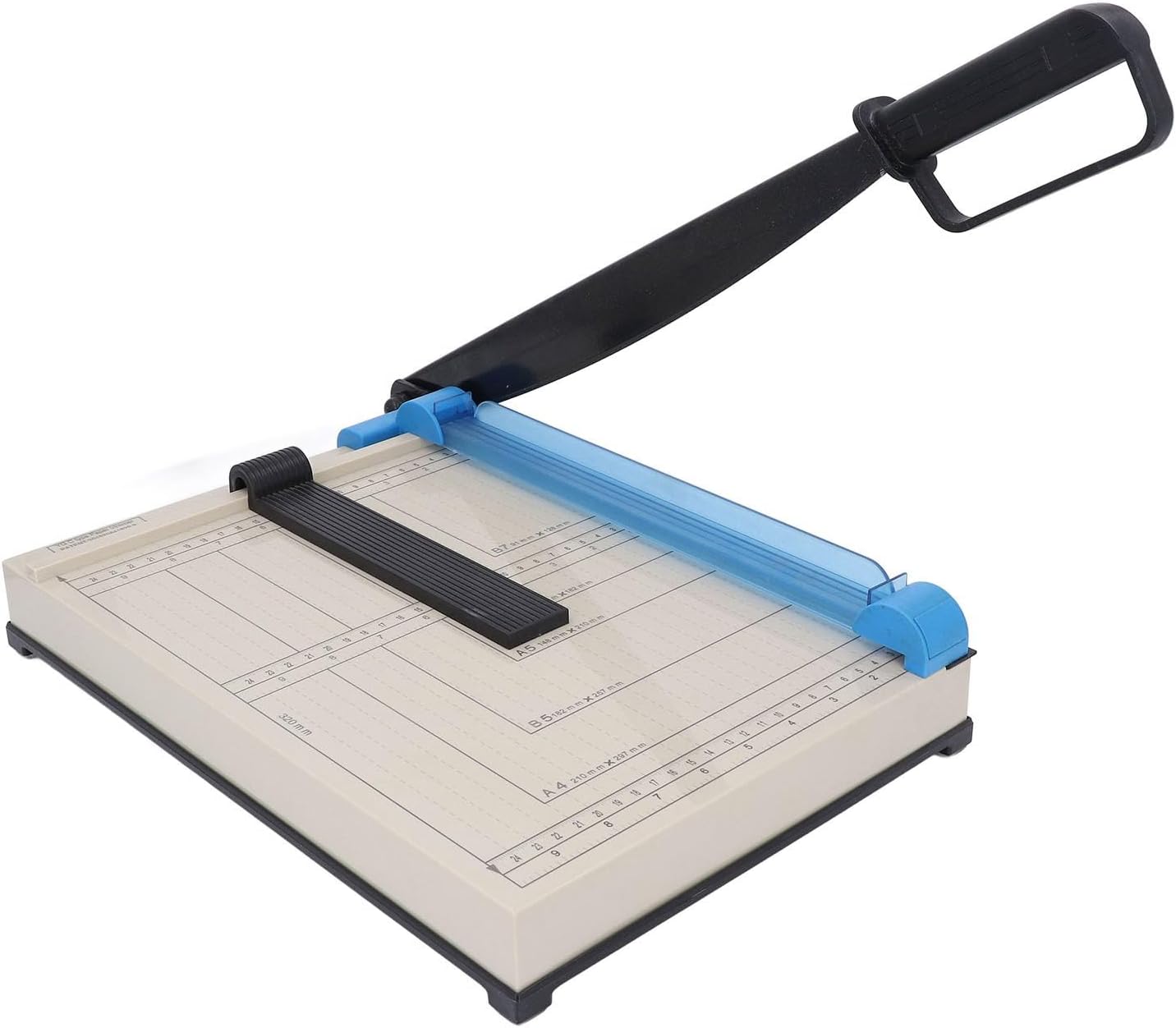 Garosa Paper Cutter with Accurate Scale, Stainless Steel Paper Trimmer for Scrapbooking, Home and Office Use