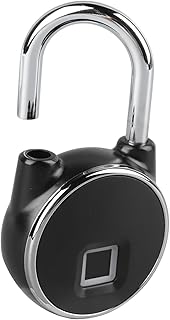 Fingerprint Padlock, Anti Theft Keyless Smart Padlock for Home Gym Locker - Fast Identification, Long Battery Life (Fingerprint + for TUYA APP Unlocking Methods)