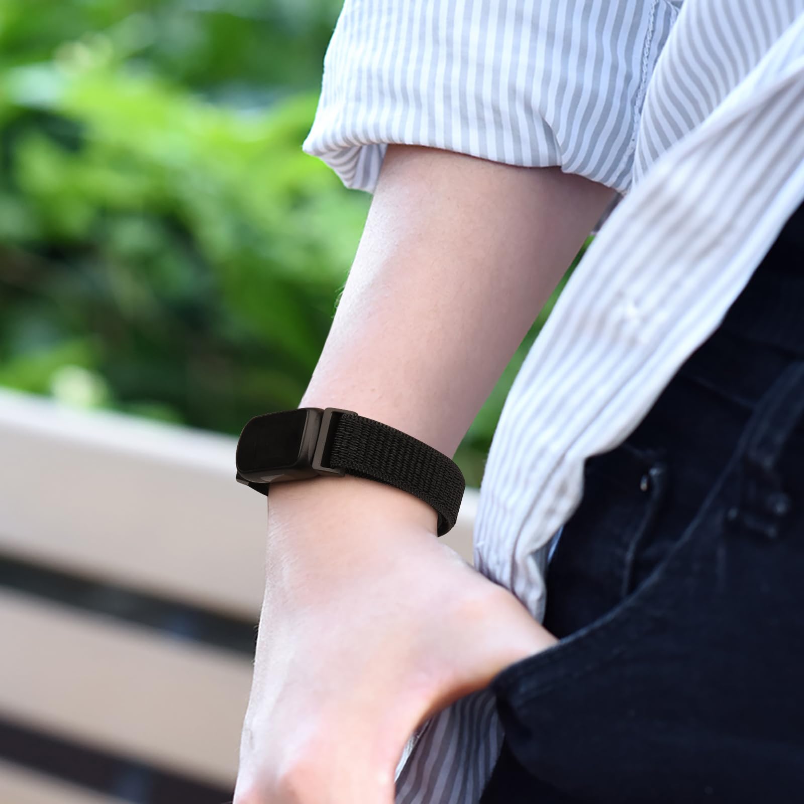 YLK 3 pezzi cinturino per Fitbit Inspire 3 cinturino per uomo donna cinturino in nylon morbido cinturino di ricambio sportivo regolabile per Fitbit Inspire 3 cinturino