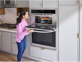 LG WCEP6423F 6.4 cu. ft. Smart Combi Wall Oven with Fan Convection, Air Fry in PrintProof Stainless Steel