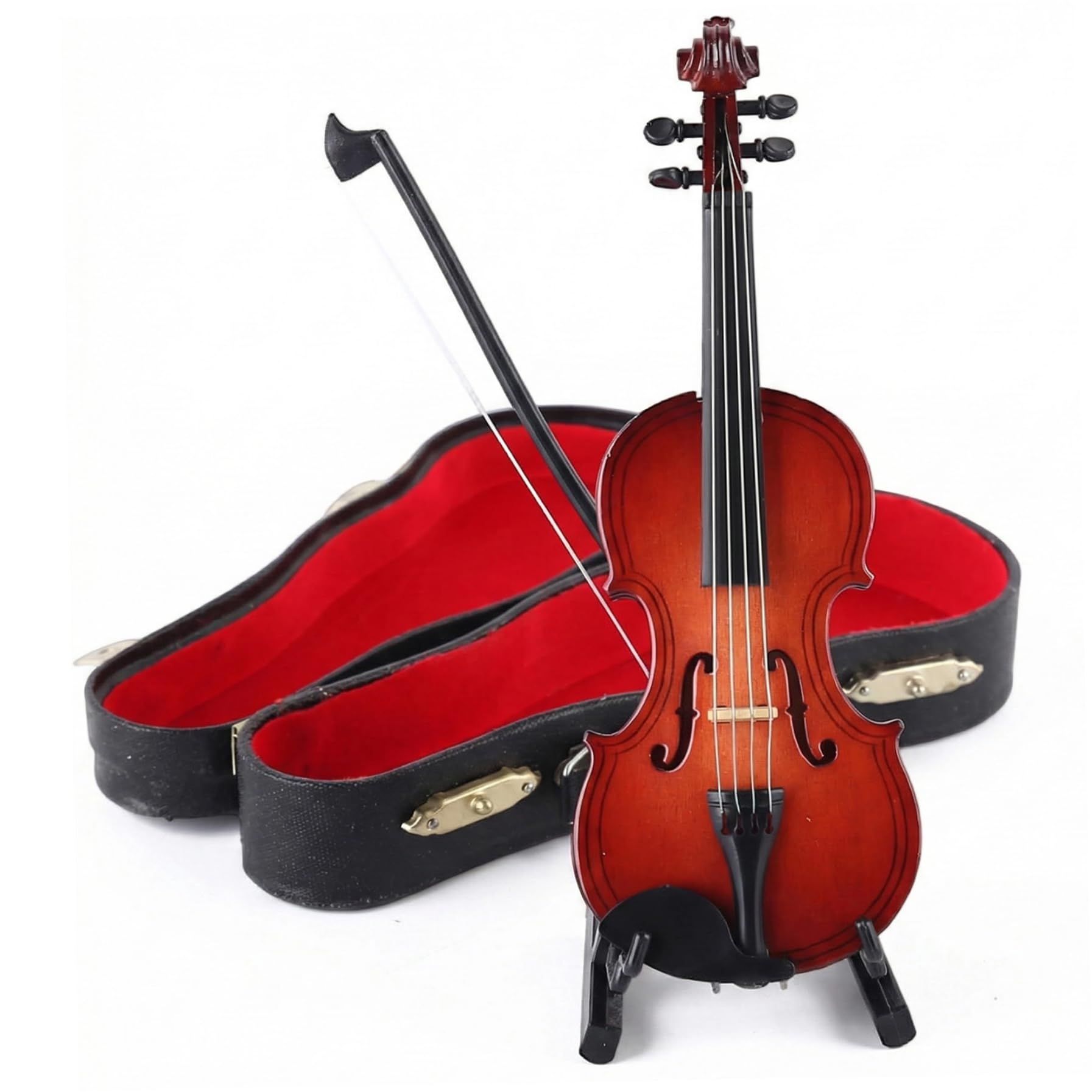 Mini violon en bois décoratif pour habiller un studio de musicien