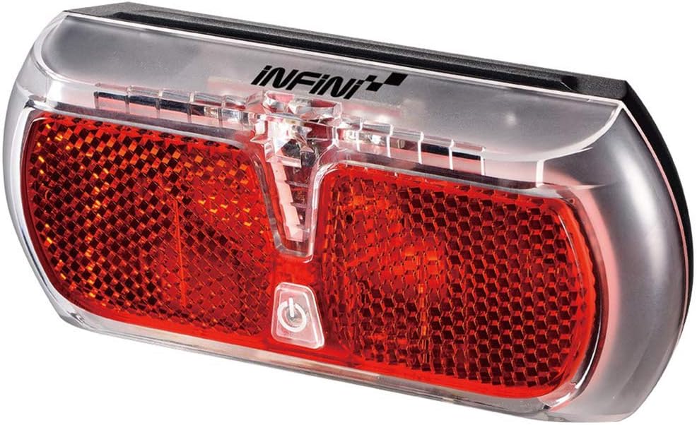 Infini Apollo LED luggage carrier bicycle light, red, 10 cm x 4 cm x 3 cm