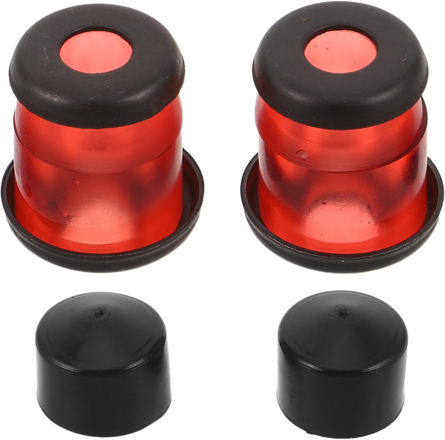 Skateboard Truck Bushings Kit with Shock-absorbing Pivot Cups Red Skateboard Accessory Set for Longboard Trucks Replacement Parts