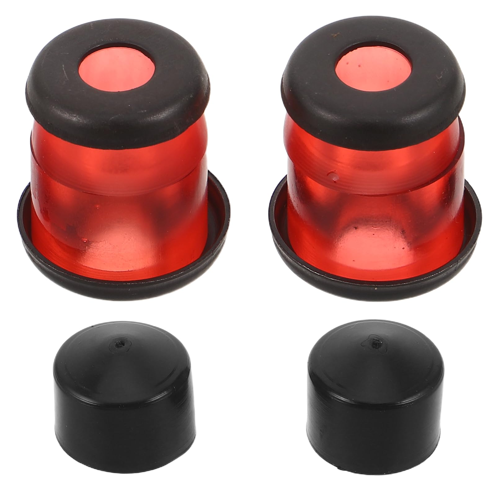Skateboard Truck Bushings Kit with Shock-absorbing Pivot Cups Red Skateboard Accessory Set for Longboard Trucks Replacement Parts