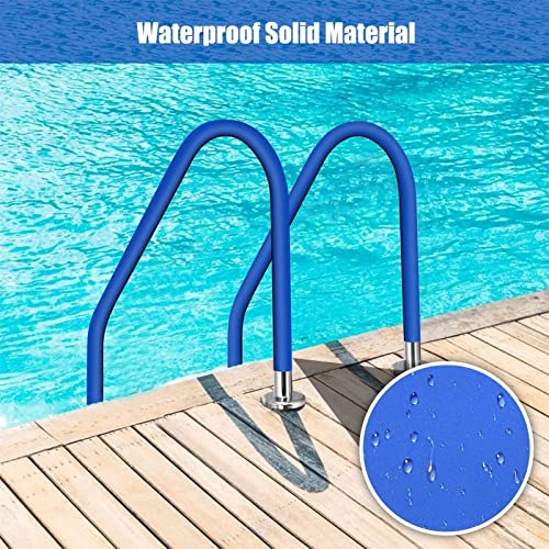 Barandal para piscina en acero inoxidable plateado miniatura 6