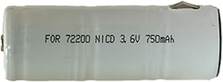 DUSLAN 72200 Replacement 2-Pack 3.5 Volt NiCd Medical Batteries for Welch Allyn Otoscope Handles