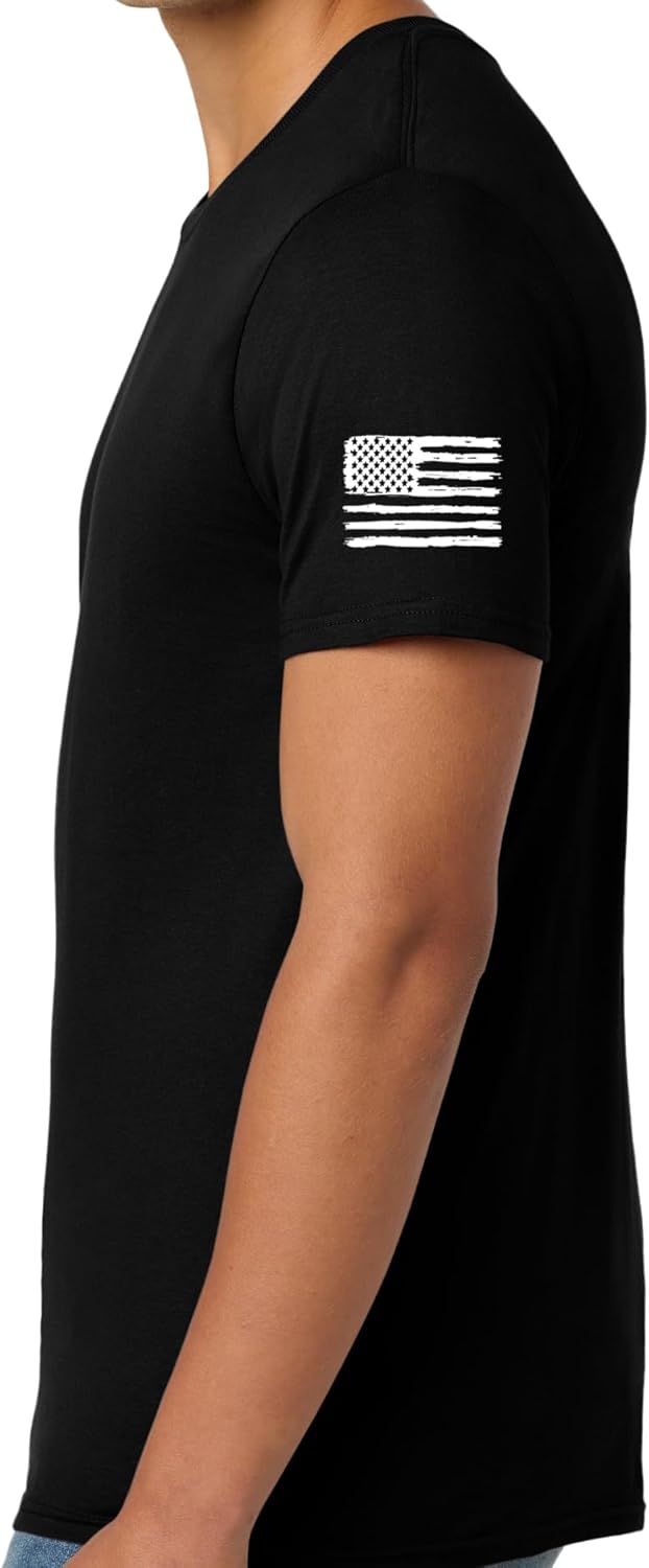 PubliciTeeZ Mens T Shirt - Short Sleeve - 2nd That, Nobody Needs and AR-15?, Invest in American As Fuck, S - 6X Large - Image 2