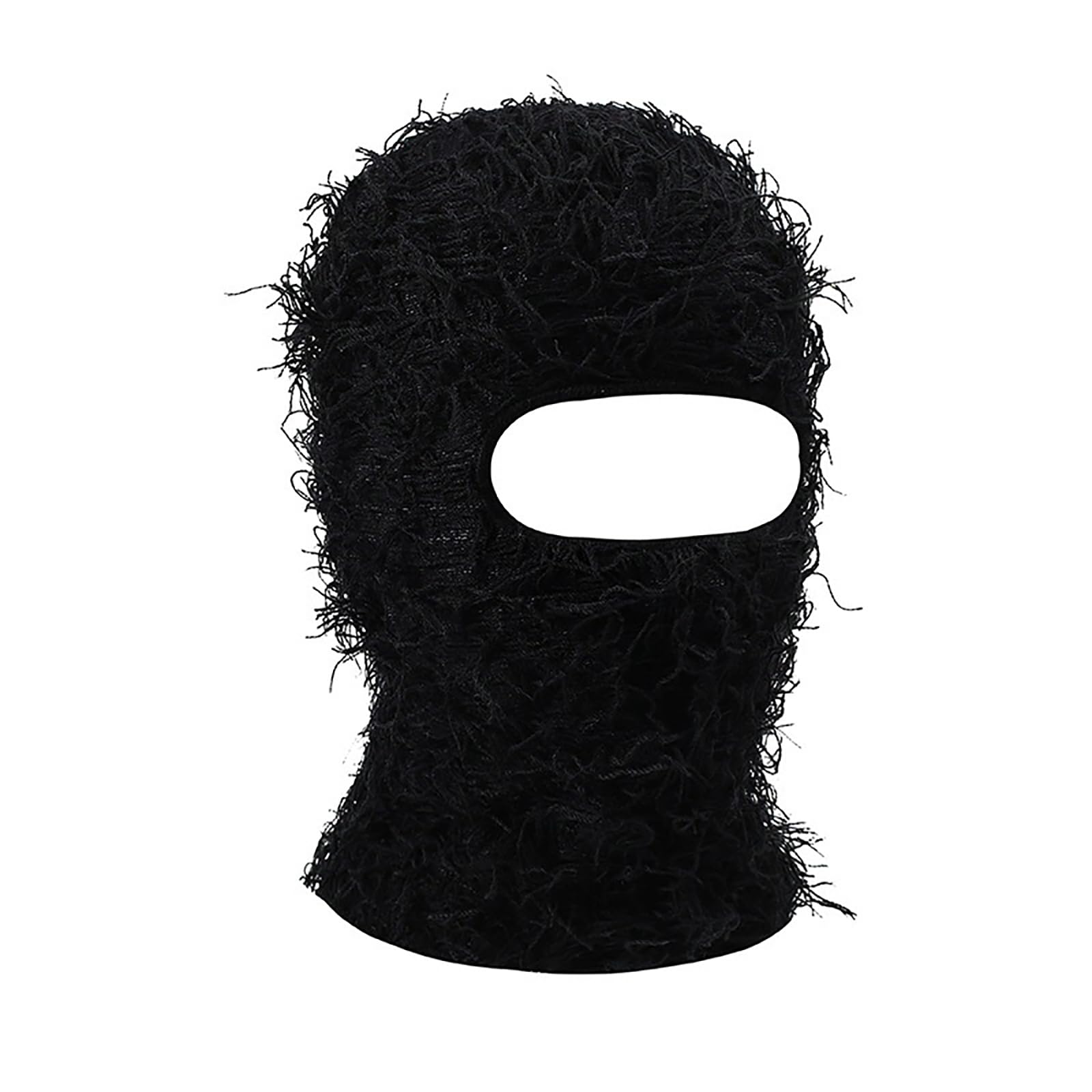 CORIRESHA Men Women Winter Distressed Balaclava Knitted Cool Full Face Ski Windproof Mask