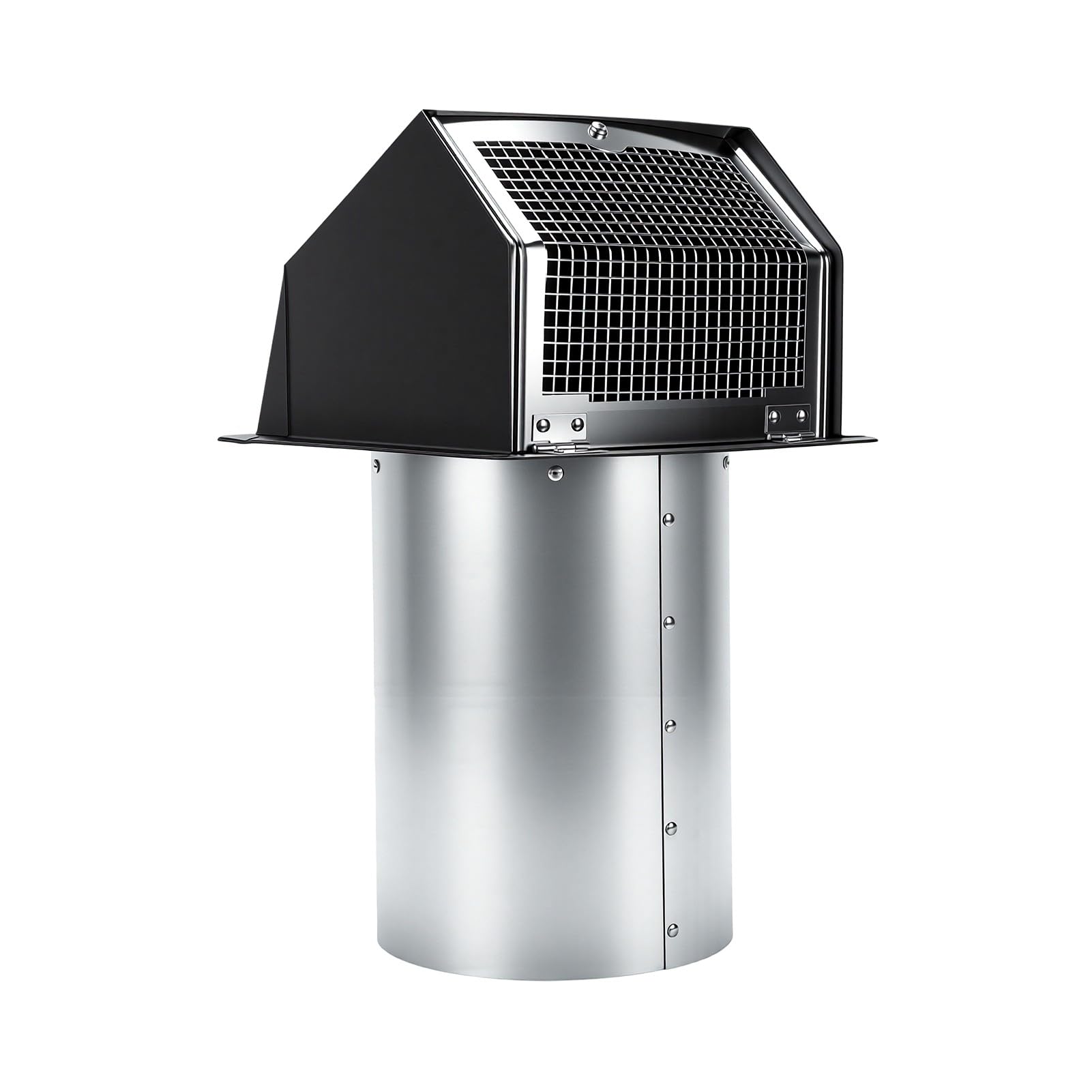 Durable 6 Inch Wall Vent Hood with Screen, Ideal for Exhaust