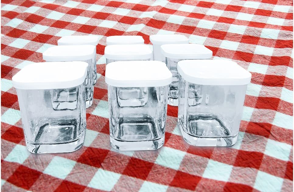 LITTLE BALANCE 8558 Kit 9 pots de yaourts, 9 Verrines en verre 145 l LITTLE BALANCE 8558 Kit 9 pots de yaourts, 9 Verrines en verre 145 l