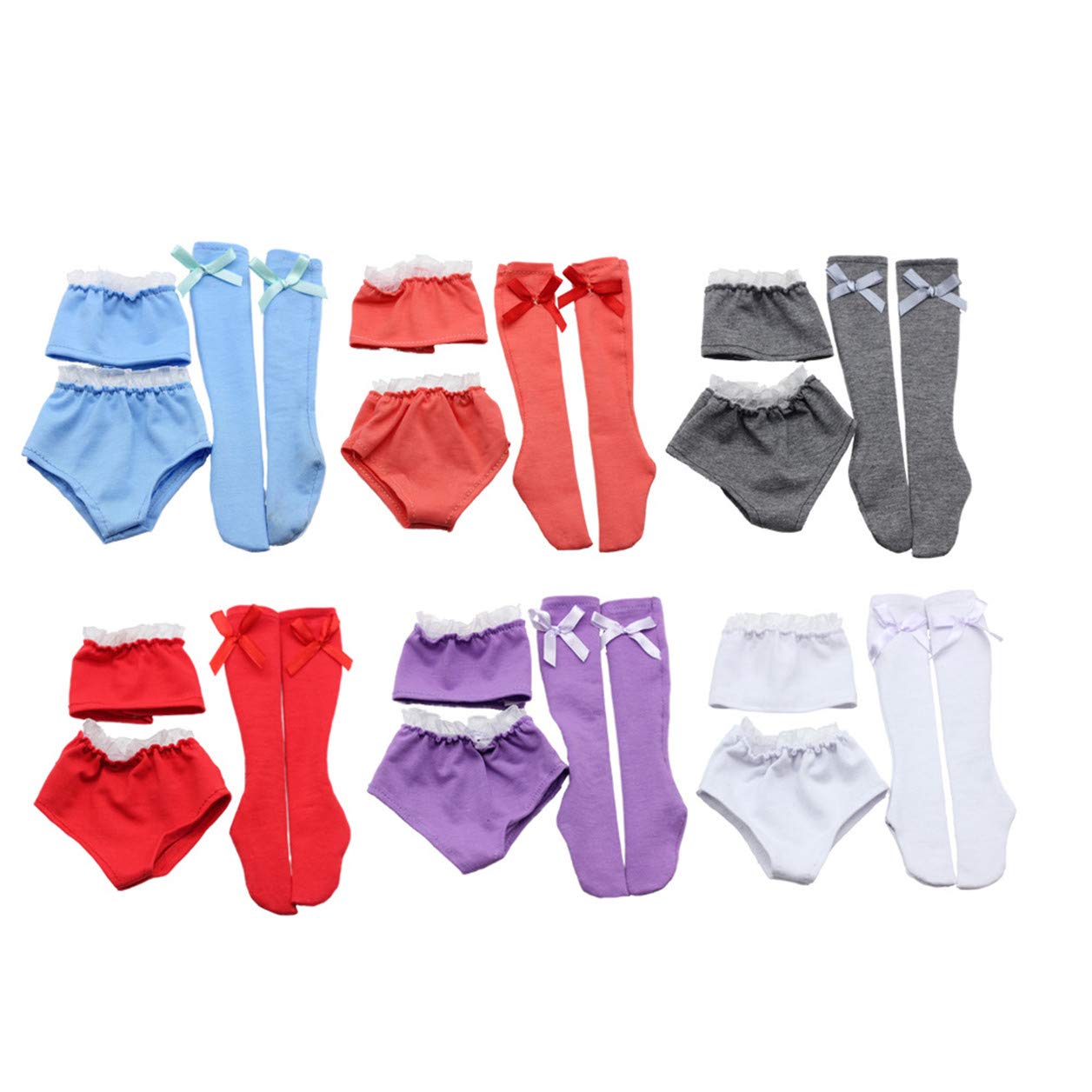 Lot De 3 Accessoires De Salle De Bains En Céramique Bleu Et Blanc