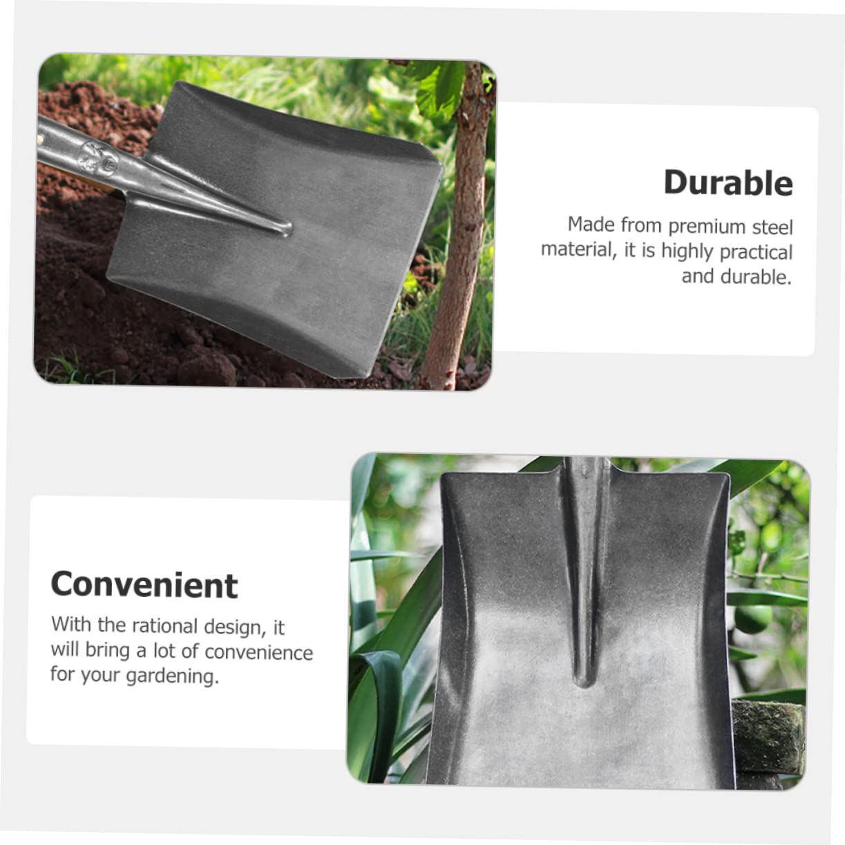 Outdoor-bodenschaufel Aus Hochwertigem Material Robuste Gartenschaufel Ohne Griff Praktisches Gartenschaufelzubehör Für Pflanzen Und Jäten Langlebige Bodenschaufel Für