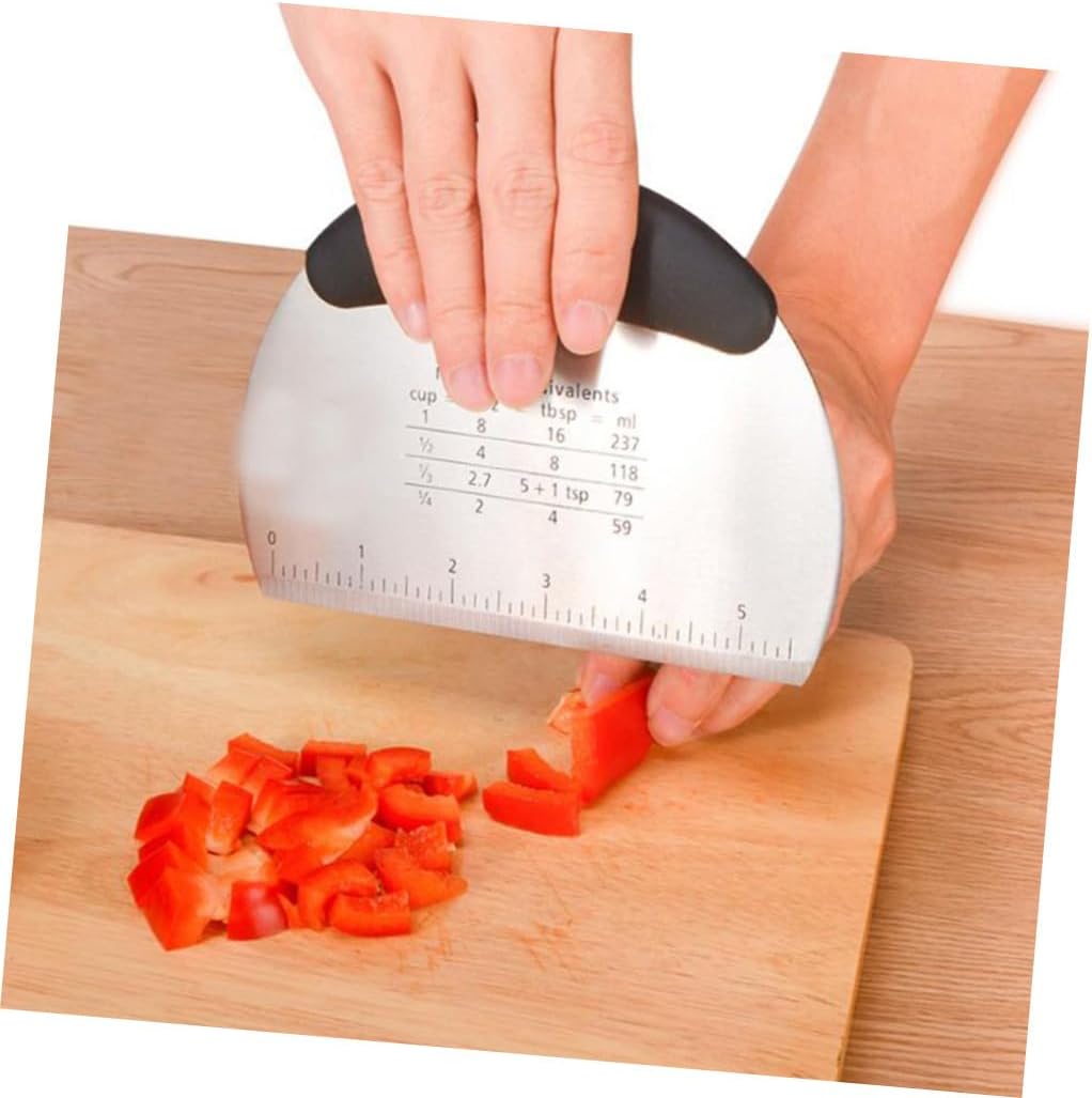 Veemoon Stainless Steel Dough Cutter and Cookie Cutters Set, Baking Tools Kitchen Gadget for Biscuit Making, Sturdy Baking Supplies for Home and Professional Use