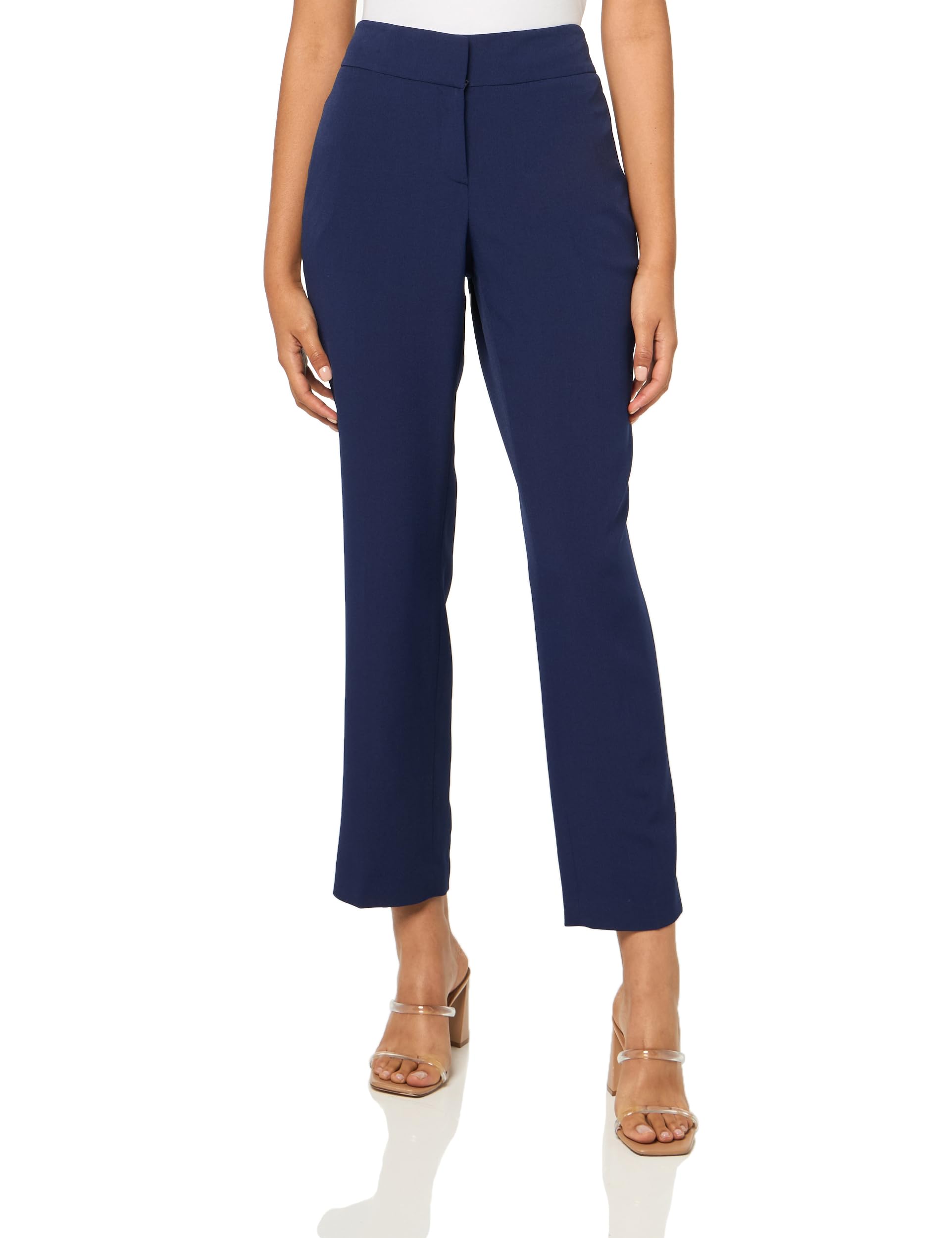 Women's Fly Front Trouser Pant Business Casual Pants