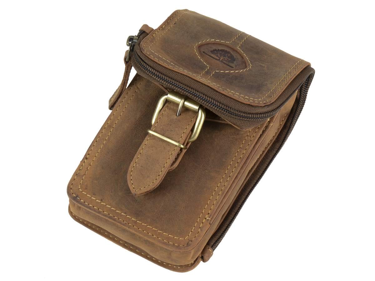 Greenburry Vintage Gürteltasche Leder 10 cm