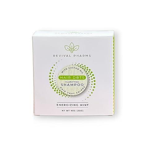 Miniatura 2 de Barra de champú clarificante, 3oz, con aceite de ricino, menta energizante