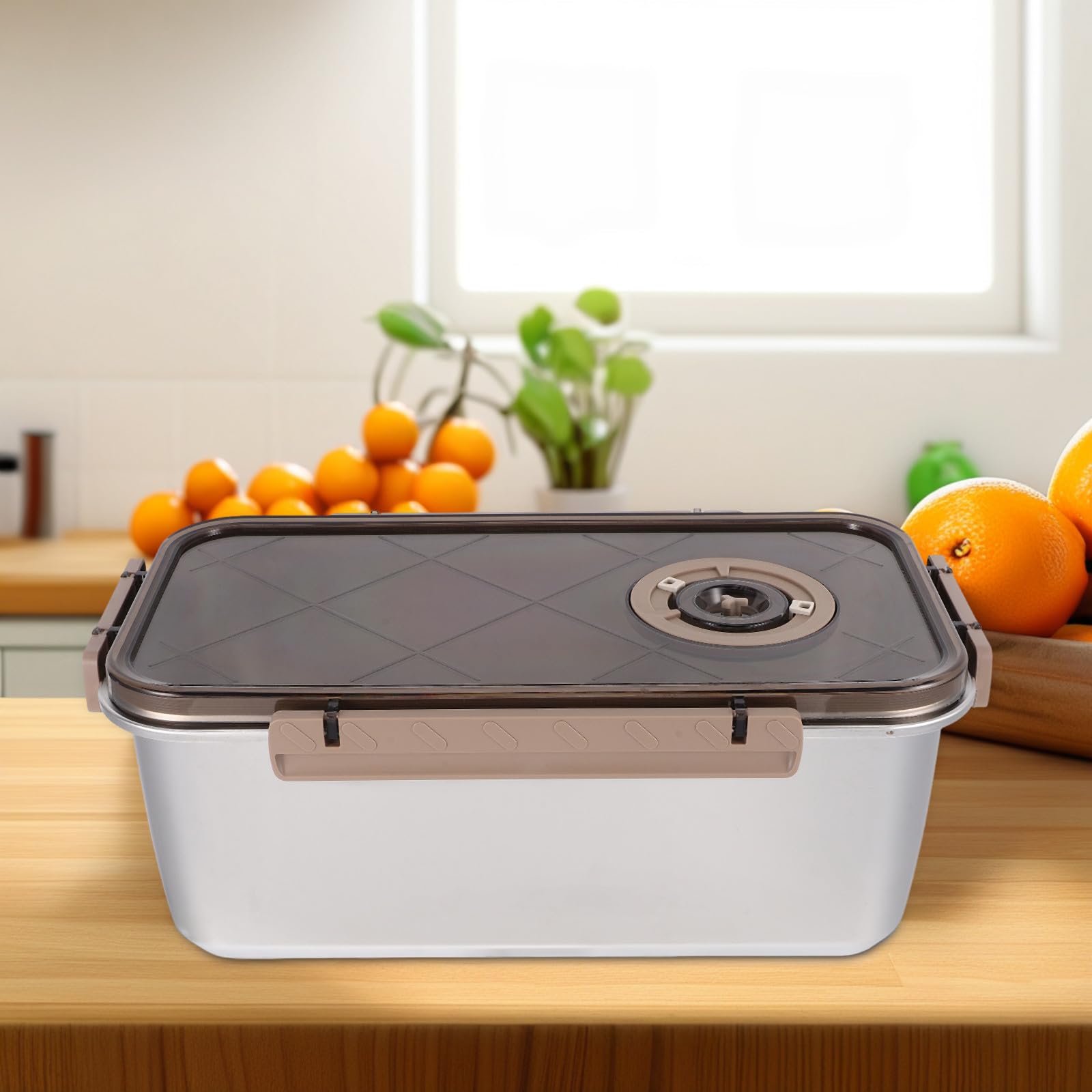 SHINEOFI Contenitore per Alimenti 5, 8l in Acciaio Inox Ermetico