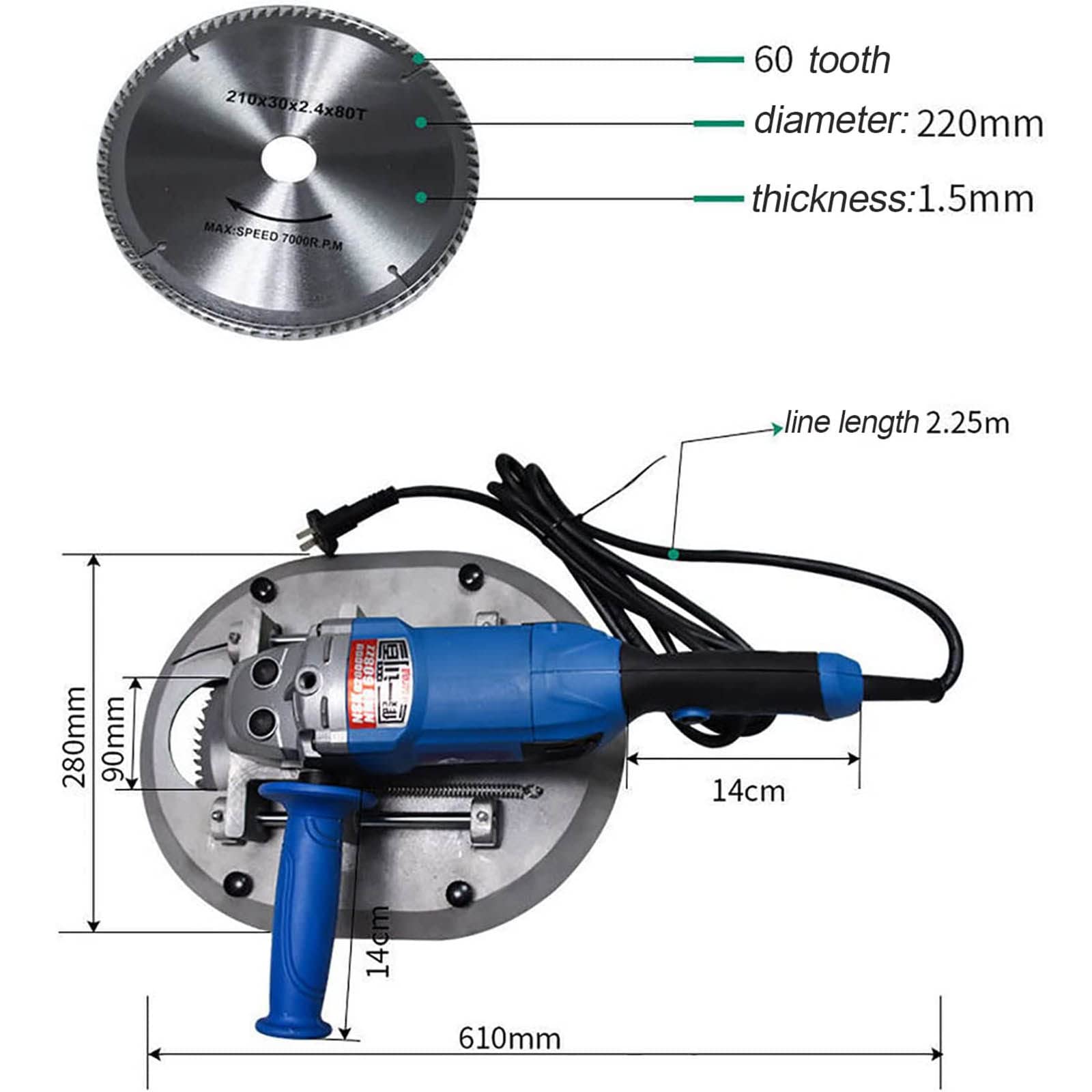 Dehorner elettrico per bovini e pecore, 1700 W, rompi corno senza sangue per allevamento di animali da ranch, strumento efficiente per la dehorning di vitelli e bovini adulti