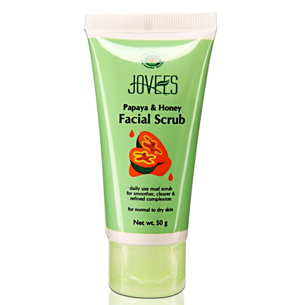 Jovees Facial Scrub - Papaya & Honey - 50gms