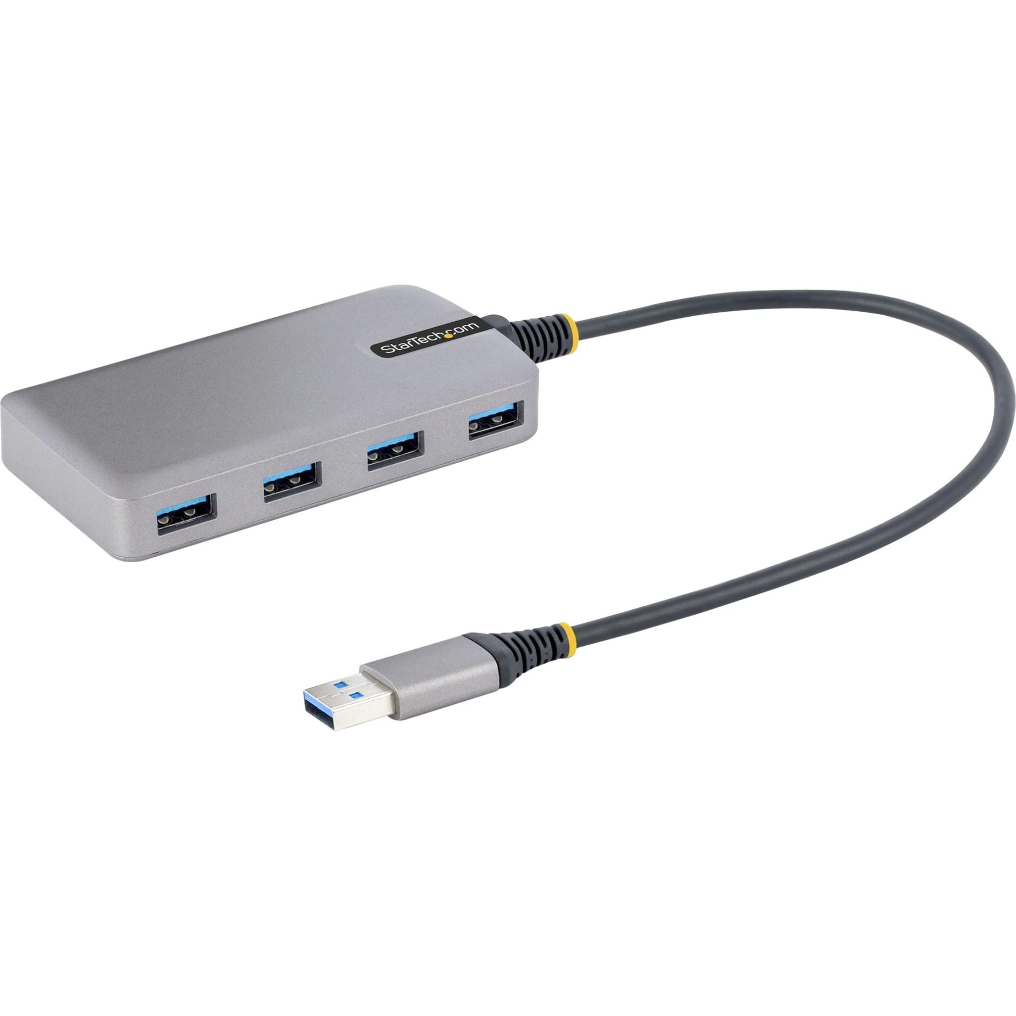 StarTech Hub USB-A 4 Ports 5Gbps, Alimentation Aux (5G4AB-USB-A-HUB)