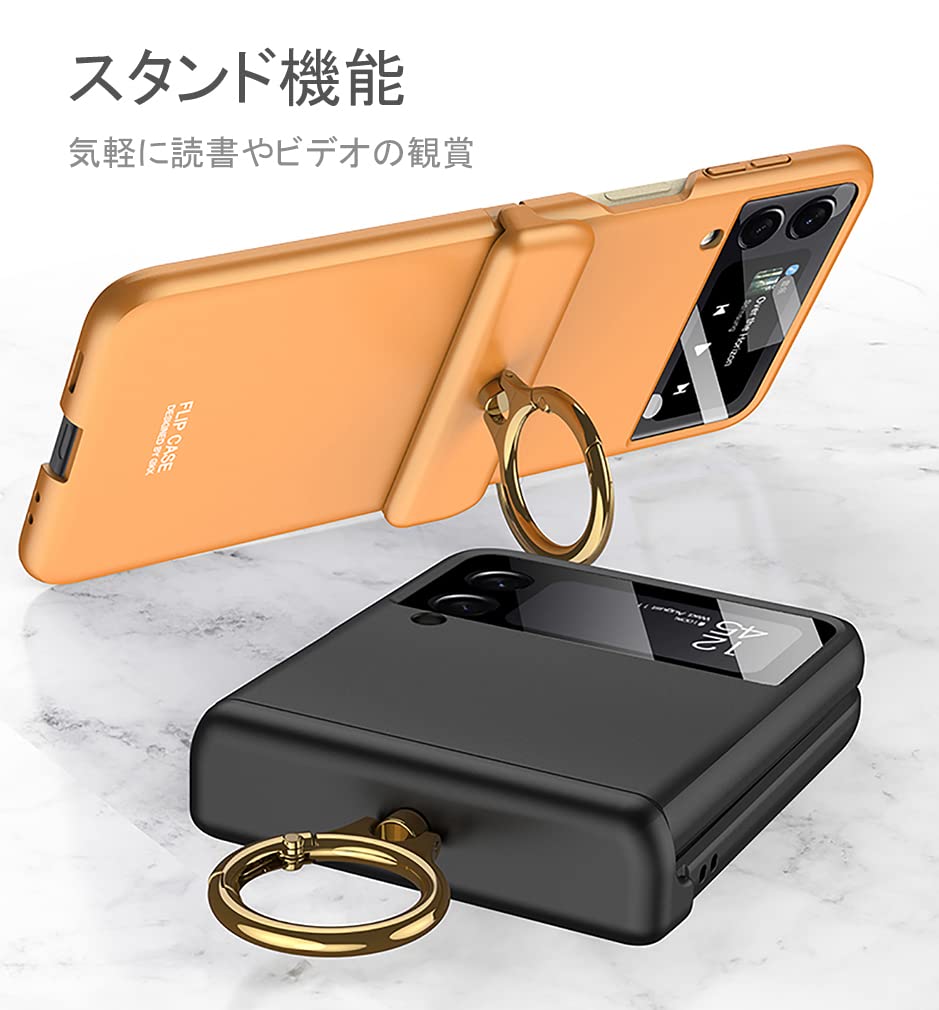 Amazon.co.jp: Galaxy Z Flip3 5G ケース リング付き Samsung 