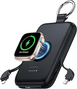 RORRY Power Bank, 10000mAh PD 20W Ultra Sottile e Leggero Powerbank con