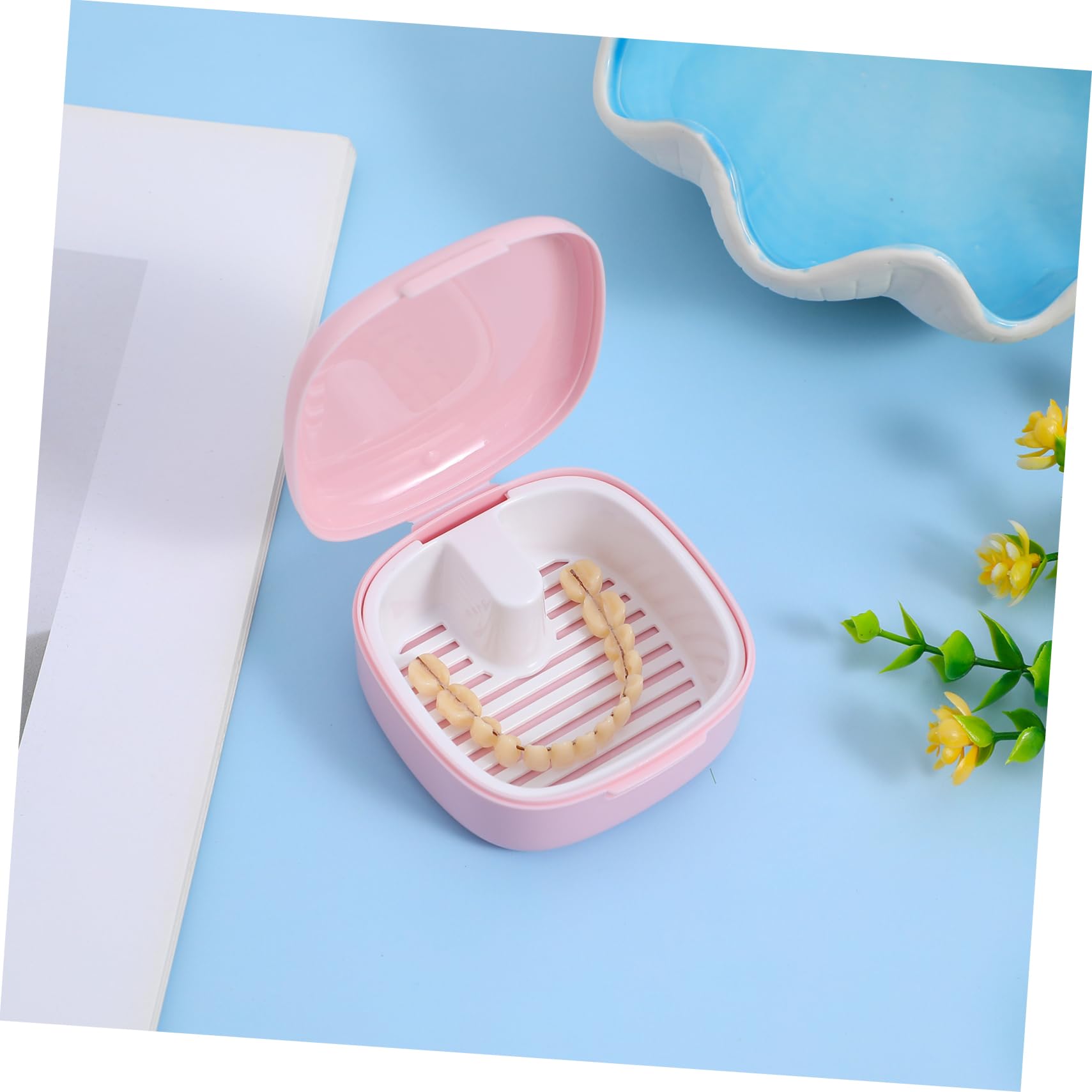 Scatola Porta-Dentiera Da 5 Pezzi Contenitore Per Denti Finti