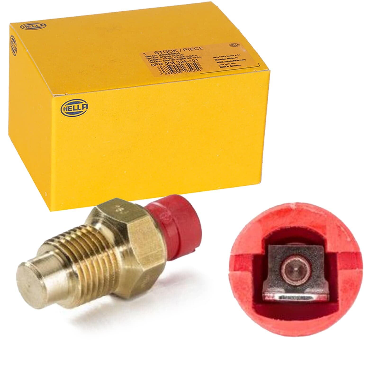 HELLA 6PT 009 107-151 Sensor, coolant temperature - 1-pin connector