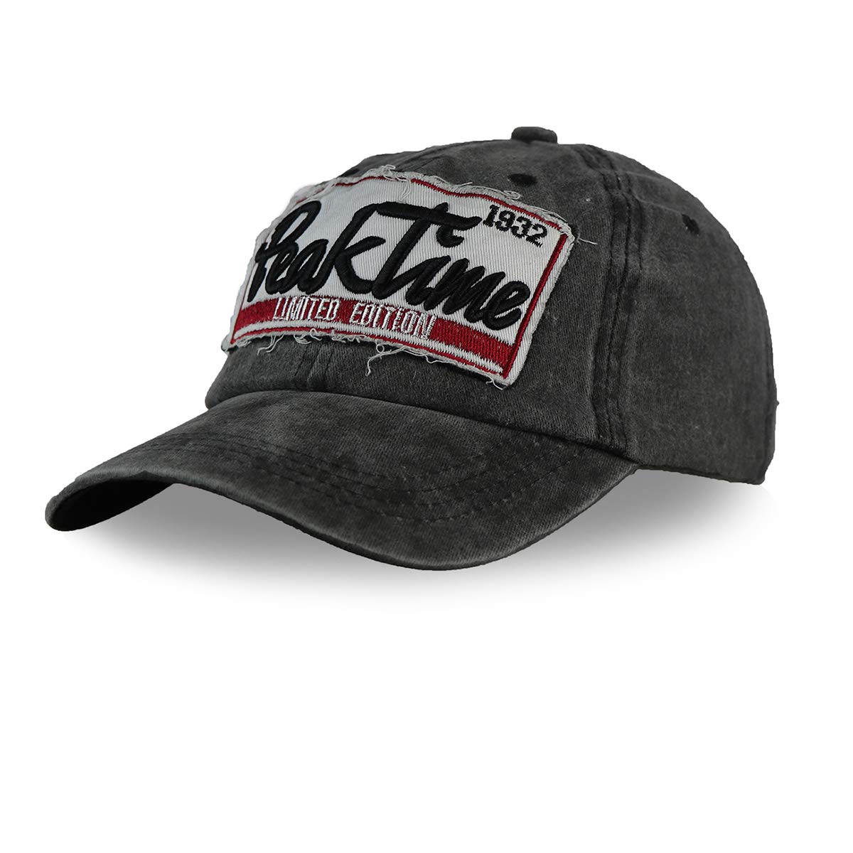 iSWEVEN Branded Baseball Stylish Cricket Adjustable Men/Women Unisex Sports Cotton Cap - Free Size (5033A, Black) (B07SS4CXM1) Amazon Price History, Amazon Price Tracker