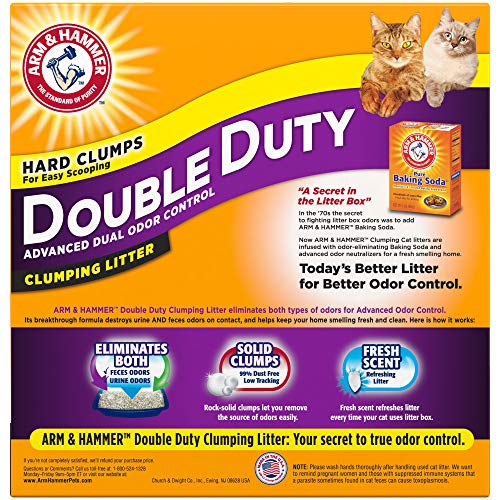 Arm & Hammer Double Duty Litter, 14 Lbs (Packaging May Vary) - image 2
