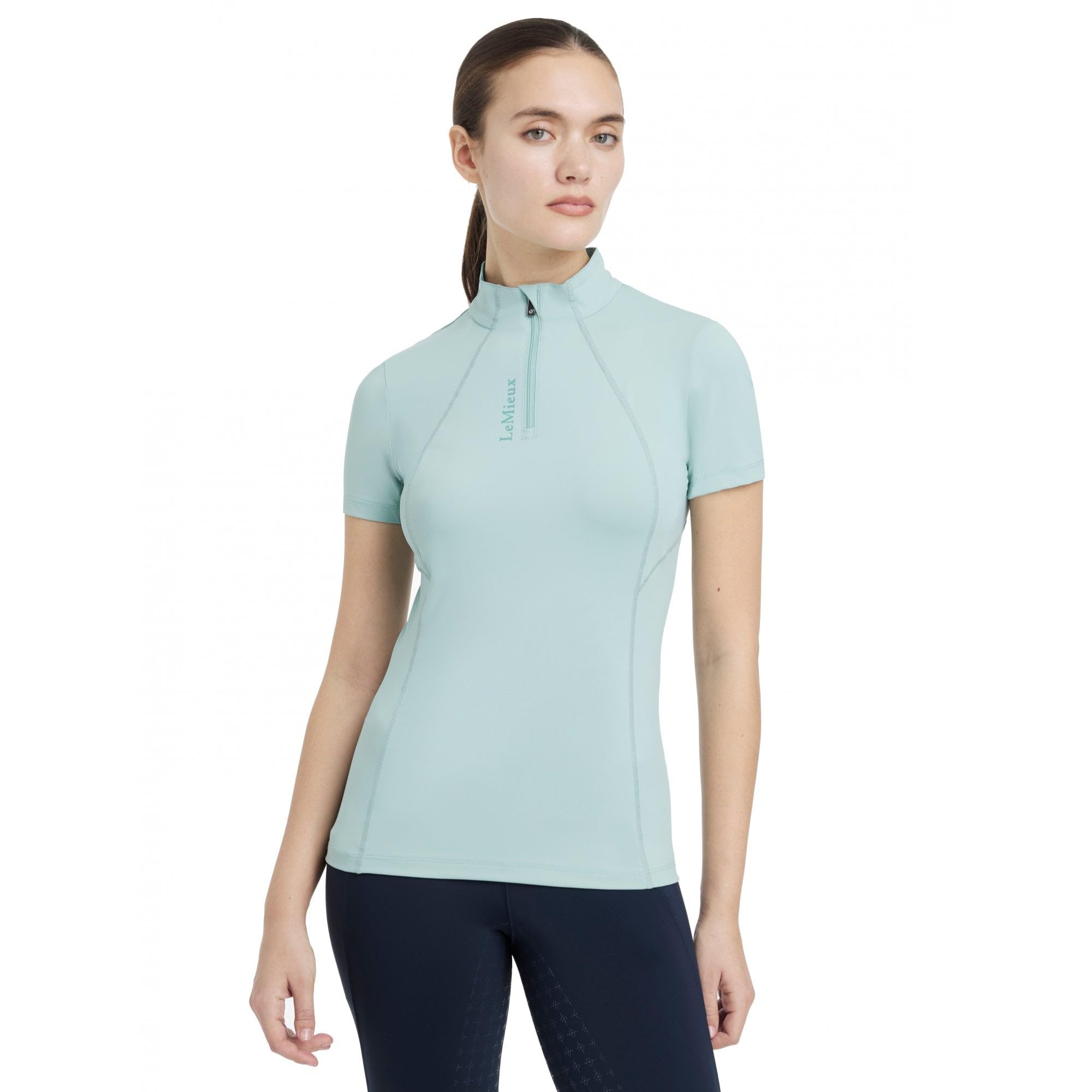 LeMieux Classique Womens Short Sleeve Base Layer - Aqua 14