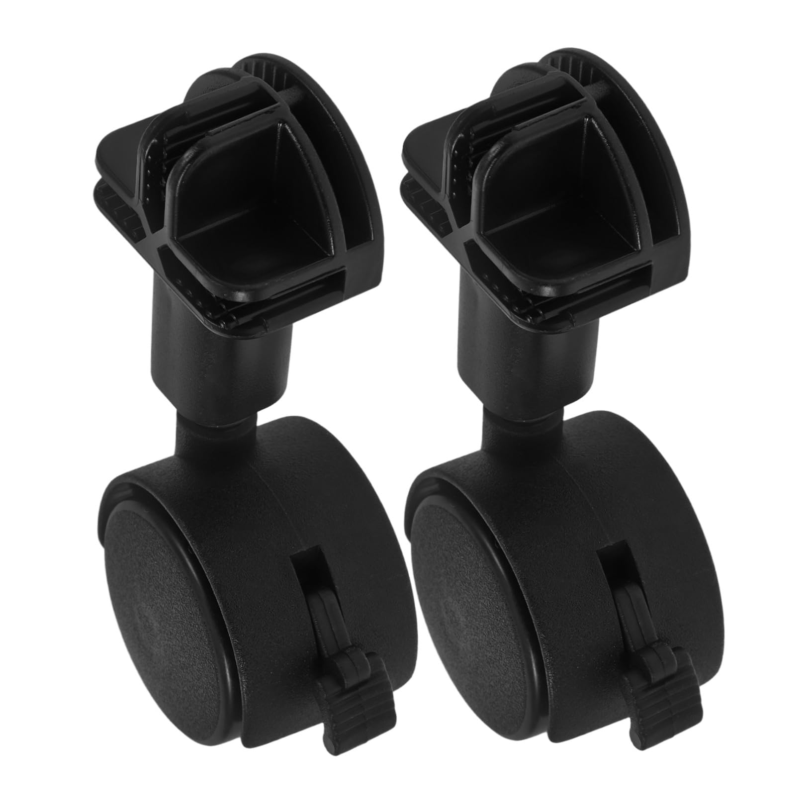DOITOOL 4 Pièces Roues pour Cage à Animaux Roulettes et Durables Remplacement Compact Facile à Installer pour Cages Petits Animaux Roulettes avec Frein pour Mobilité Pratique