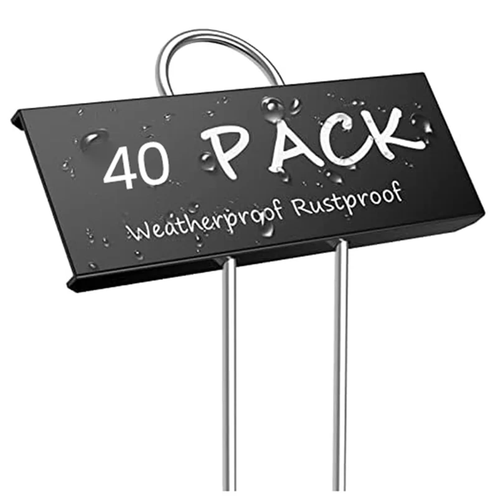 Zuverlässige wetterfeste Gartenmarker, wiederverwendbar, für Gemüse, Kräuter, Blumen, Samen, Gewächshaus, 40 Stück
